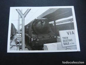 Fotografia antica: MADRID ESTACION DE ATOCHA FERROCARRIL TREN ANTIGUA FOTOGRAFIA 9 X 13 CM